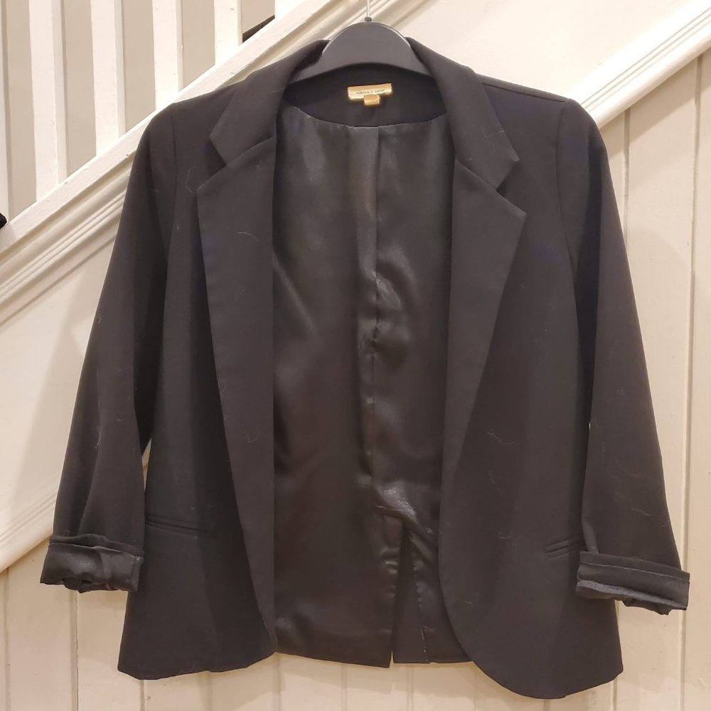 silence + noise Black Blazer - Size Small